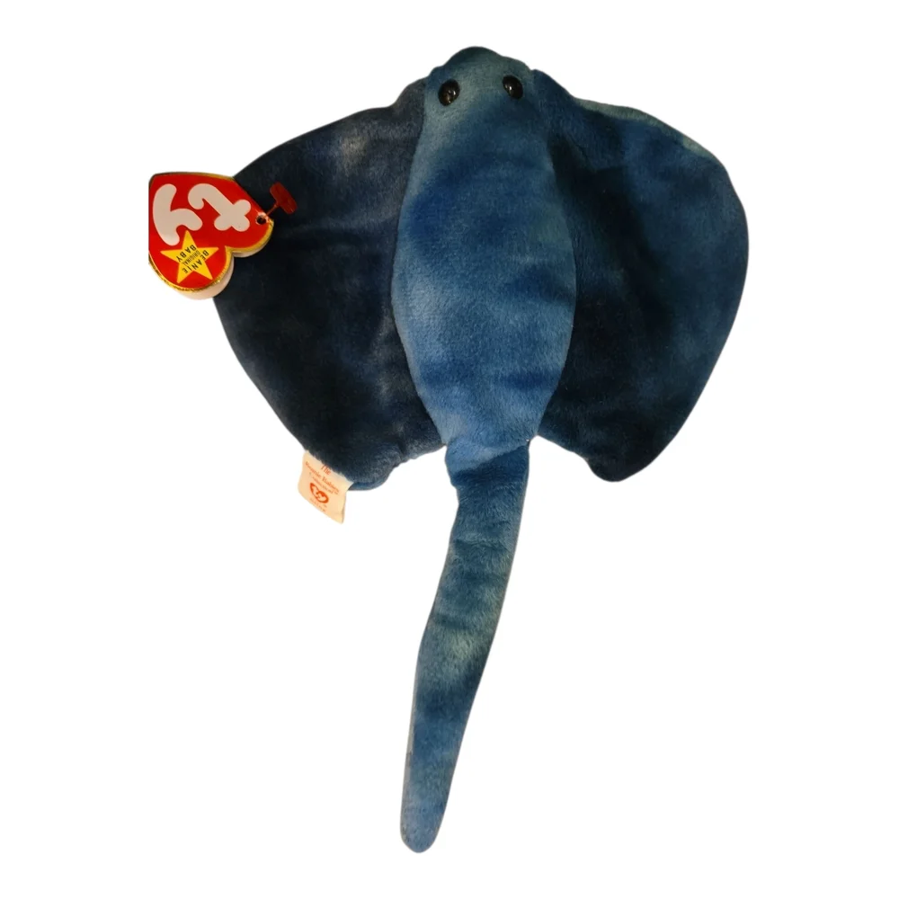 BOGO Sting Style 4077  TY Blue Sting Ray‎ Plush Toy